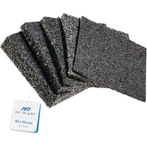 My Plast I 90 x 90 x 20 mm 100 pièces I Dalle amortissante pour terrasses dalle caoutchouc résistante à l'eau pour le bois de la terrasse, cale terrasse protection de construction résilient - Publicité My Plast I 90 x 90 x 20 mm 100 pièces I Dalle amortissante pour terrasses dalle caoutchouc résistante à l'eau pour le bois de la terrasse, cale terrasse protection de construction résilient - Publicité