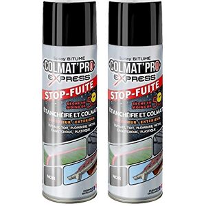 Colmat’Pro Lot de 2 Express 300 ml – Stop-Fuite, Etanchéifie, Colmate et Protège votre intérieur et extérieur – Fabriqué en France (NOIR) - Publicité Colmat’Pro Lot de 2 Express 300 ml – Stop-Fuite, Etanchéifie, Colmate et Protège votre intérieur et extérieur – Fabriqué en France (NOIR) - Publicité