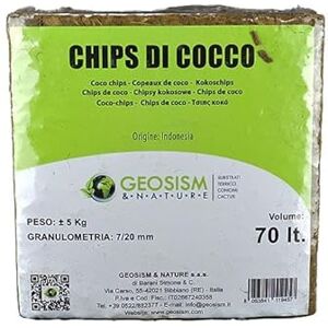 Geosism & Nature Fibra di cocco (chips di cocco) in mattonella Geosism, 7/20 mm (c.ca 5 kg 70 lt) - Publicité Geosism & Nature Fibra di cocco (chips di cocco) in mattonella Geosism, 7/20 mm (c.ca 5 kg 70 lt) - Publicité