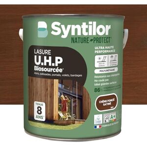 Syntilor Lasure U.H.P. Biosourcée Chêne Foncé Satiné 5L - Publicité Syntilor Lasure U.H.P. Biosourcée Chêne Foncé Satiné 5L - Publicité