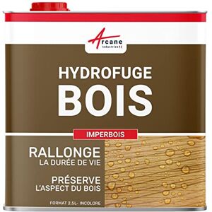 ARCANE INDUSTRIES Imperméabilisant, hydrofuge pour bois extérieur et saturateur, permet de conserver l'aspect naturel : teck, pin, bois exotique, chêne 2.5 L (jusqu'à 12.5 m²) - Publicité ARCANE INDUSTRIES Imperméabilisant, hydrofuge pour bois extérieur et saturateur, permet de conserver l'aspect naturel : teck, pin, bois exotique, chêne 2.5 L (jusqu'à 12.5 m²) - Publicité