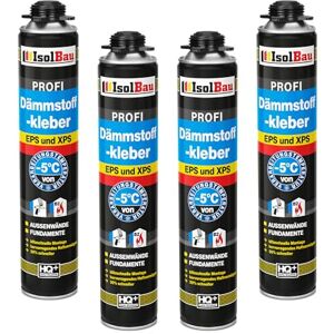 Isolbau Lot de 4 tubes de colle isolante B2 750 ml Pour panneaux EPS et XPS Mousse adhésive en polyuréthane 1K pour fixation et isolation - Publicité Isolbau Lot de 4 tubes de colle isolante B2 750 ml Pour panneaux EPS et XPS Mousse adhésive en polyuréthane 1K pour fixation et isolation - Publicité