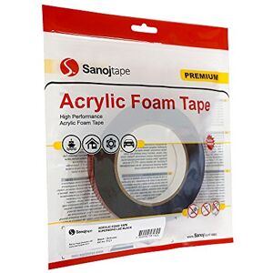 Sanojtape Ruban Noir de Mousse Acrylique à Grand Pouvoir d’adhérence de 12mm x 5m Collage Résistant pour Surfaces et Matériaux Difficiles Automobile, LED et Étanchéité 1 mm d’Épaisseur - Publicité Sanojtape Ruban Noir de Mousse Acrylique à Grand Pouvoir d’adhérence de 12mm x 5m Collage Résistant pour Surfaces et Matériaux Difficiles Automobile, LED et Étanchéité 1 mm d’Épaisseur - Publicité