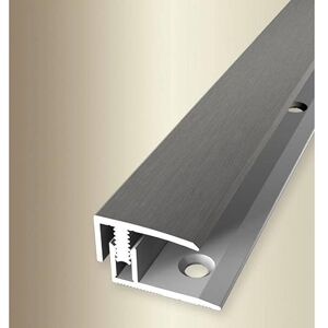 PROVISTON Profilé de finition sol stratifié Largeur 21 mm Niveau de rattrapage 7-12 mm Longueur 2000 mm Profilé en alu Profilé d'arrêt Aspect inox 1 pièce - Publicité PROVISTON Profilé de finition sol stratifié Largeur 21 mm Niveau de rattrapage 7-12 mm Longueur 2000 mm Profilé en alu Profilé d'arrêt Aspect inox 1 pièce - Publicité