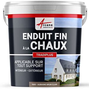 Arcane Industries Tradiplus Enduit de chaux fine - 15kg - Publicité Arcane Industries Tradiplus Enduit de chaux fine - 15kg - Publicité