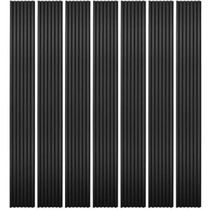 DECOON Mur TV Lot de 7 Panneaux tasseaux Bois 250 x 30 x 1,9 cm Lamelles placage Noir Fond Noir 5,25m² - Publicité DECOON Mur TV Lot de 7 Panneaux tasseaux Bois 250 x 30 x 1,9 cm Lamelles placage Noir Fond Noir 5,25m² - Publicité