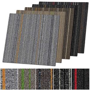 casa pura Dalles Moquette Aiguilletée Moquette 50x50 cm Dalle Moquette a Rayure Moquette Intérieure Bureau & Maison Anthracite/Jaune (4 Pièces 1m²) - Publicité casa pura Dalles Moquette Aiguilletée Moquette 50x50 cm Dalle Moquette a Rayure Moquette Intérieure Bureau & Maison Anthracite/Jaune (4 Pièces 1m²) - Publicité