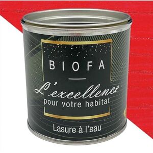 Biofa Lasure à l'eau 0,375L pour bois intérieur et extérieur Faible en COV (Rouge Clair) - Publicité Biofa Lasure à l'eau 0,375L pour bois intérieur et extérieur Faible en COV (Rouge Clair) - Publicité