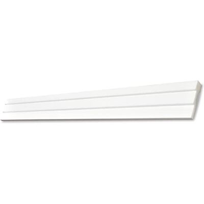 Decosa Moulure F60 (Veronique) polystyrène blanc 60 mm longueur 2 m 5 pièces (=10 m) - Publicité Decosa Moulure F60 (Veronique) polystyrène blanc 60 mm longueur 2 m 5 pièces (=10 m) - Publicité