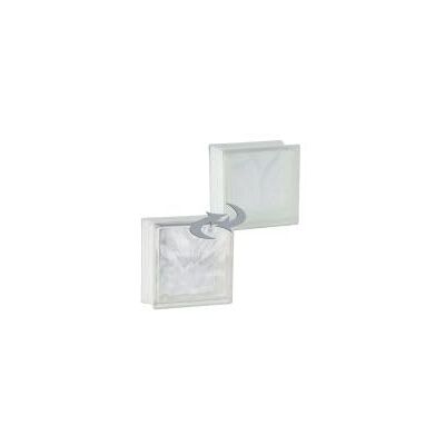 Fuchs Design 5 pièce FUCHS briques de verre nuage incolore 1 face satinée 19x19x8 cm - Publicité Fuchs Design 5 pièce FUCHS briques de verre nuage incolore 1 face satinée 19x19x8 cm - Publicité