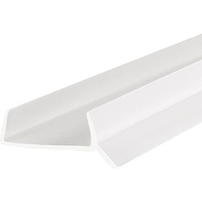 STEIGNER Joint pour plinthe cuisine, profil d’étanchéité pour socle cuisine, 18mm / 19mm, longueur : 1,5m, Blanc - Publicité STEIGNER Joint pour plinthe cuisine, profil d’étanchéité pour socle cuisine, 18mm / 19mm, longueur : 1,5m, Blanc - Publicité