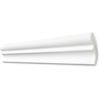 Decosa Moulure C80 (Serena) polystyrène blanc 70 x 75 mm longueur 2 m 20 pièces (=40 m) - Publicité Decosa Moulure C80 (Serena) polystyrène blanc 70 x 75 mm longueur 2 m 20 pièces (=40 m) - Publicité