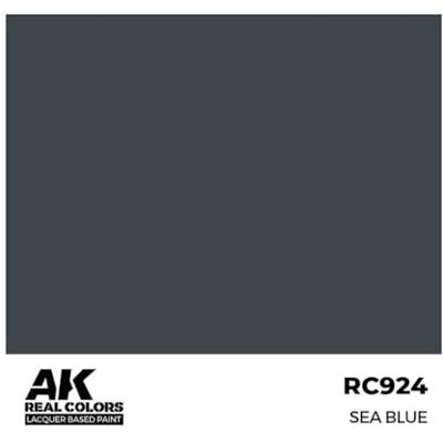 AK Interactive AK REAL COLORS RC924 Sea Blue (17ml) (old RC257) - Publicité AK Interactive AK REAL COLORS RC924 Sea Blue (17ml) (old RC257) - Publicité
