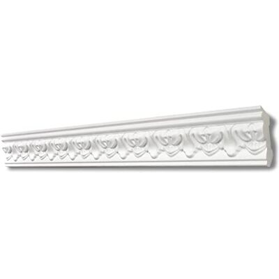 Decosa Moulure G1 (Gabriella) polystyrène blanc 50 x 50 mm longueur 2 m 40 pièces (=80 m) - Publicité Decosa Moulure G1 (Gabriella) polystyrène blanc 50 x 50 mm longueur 2 m 40 pièces (=80 m) - Publicité