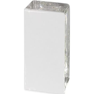 Fuchs Design Collection Crystal Classic 1 pièce vue complète satiné (verso seulement) brique de verre brique de verre 5x10x5 cm Bloc de verre en verre véritable de haute qualité - Publicité Fuchs Design Collection Crystal Classic 1 pièce vue complète satiné (verso seulement) brique de verre brique de verre 5x10x5 cm Bloc de verre en verre véritable de haute qualité - Publicité