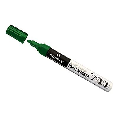 Soppec Outils de traçage Feutre de marquage à pompe Vert Foncé - Publicité Soppec Outils de traçage Feutre de marquage à pompe Vert Foncé - Publicité