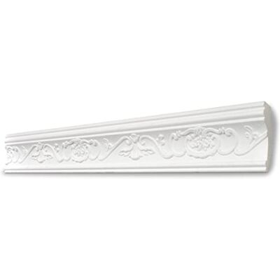 Decosa Moulure G6 (Gianna) polystyrène blanc 35 x 75 mm longueur 2 m 10 pièces (=20 m) - Publicité Decosa Moulure G6 (Gianna) polystyrène blanc 35 x 75 mm longueur 2 m 10 pièces (=20 m) - Publicité