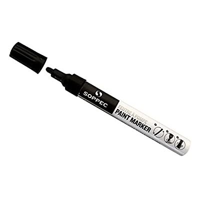 Soppec Marqueur permanent peinture acrylique bois métal plastique fer carton - Publicité Soppec Marqueur permanent peinture acrylique bois métal plastique fer carton - Publicité
