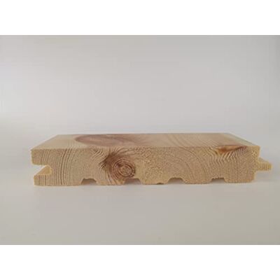Gartenwelt Riegelsberger Lames de rabot 21 x 142 mm Longueur 110 cm en pin nordique Planches de bois massif avec rainure et languette - Publicité Gartenwelt Riegelsberger Lames de rabot 21 x 142 mm Longueur 110 cm en pin nordique Planches de bois massif avec rainure et languette - Publicité
