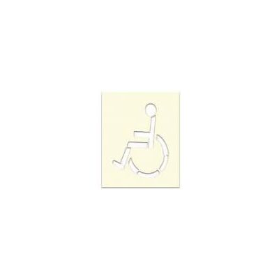 Soppec POCHOIR SYMBOLE HANDICAPÉ EN PVC 1MM D'ÉPAISSEUR RÉUTILISABLE -451721 - Publicité Soppec POCHOIR SYMBOLE HANDICAPÉ EN PVC 1MM D'ÉPAISSEUR RÉUTILISABLE -451721 - Publicité
