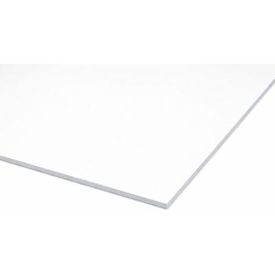 MCCOVER Plaque PVC expansé blanc Blanc, ep.3 mm, l.50 cm, L.100 cm - Publicité MCCOVER Plaque PVC expansé blanc Blanc, ep.3 mm, l.50 cm, L.100 cm - Publicité
