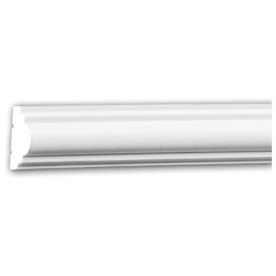 Profhome 651322 Moulure murale blanche - Style néoclassique - Publicité Profhome 651322 Moulure murale blanche - Style néoclassique - Publicité