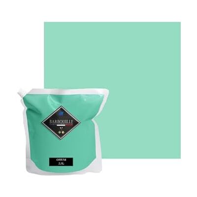 Barbouille - Peinture acrylique Verte Opium - 2,5L - Intérieur - Publicité Barbouille - Peinture acrylique Verte Opium - 2,5L - Intérieur - Publicité