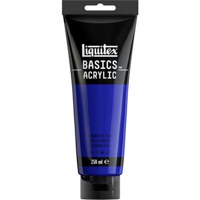 Liquitex 88700228 Basics Peinture acrylique, peinture artistique monopigmentée, résistante à la lumière, qualité archive, finition satinée, tube de 250 ml Outremer Foncé - Publicité Liquitex 88700228 Basics Peinture acrylique, peinture artistique monopigmentée, résistante à la lumière, qualité archive, finition satinée, tube de 250 ml Outremer Foncé - Publicité