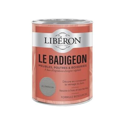 Libéron Le Badigeon meubles, poutres et boiseries, Aluminum 250ml - Publicité Libéron Le Badigeon meubles, poutres et boiseries, Aluminum 250ml - Publicité