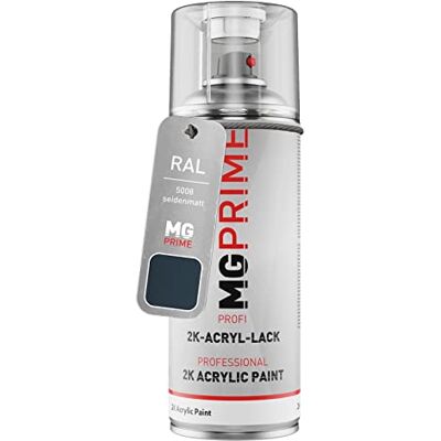 PRiME RAL 5008 Bleu gris/Grey blue mat satiné acrylique bombe aérosol 2C 400ml séchage rapide - Publicité PRiME RAL 5008 Bleu gris/Grey blue mat satiné acrylique bombe aérosol 2C 400ml séchage rapide - Publicité