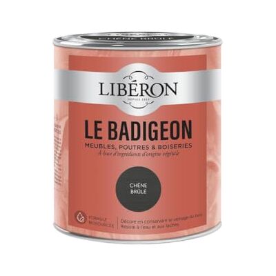 Libéron Le Badigeon meubles, poutres et boiseries, Chêne brulé 0,75L - Publicité Libéron Le Badigeon meubles, poutres et boiseries, Chêne brulé 0,75L - Publicité
