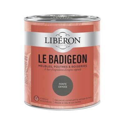 Libéron Le Badigeon meubles, poutres et boiseries, Fonté oxydée 0,75L - Publicité Libéron Le Badigeon meubles, poutres et boiseries, Fonté oxydée 0,75L - Publicité
