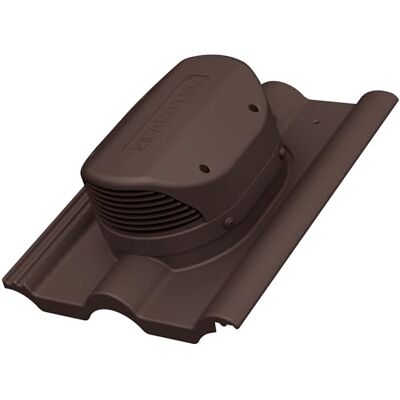 Parotec Aérateur de Toit plat Aérateur plat pour tuiles de toit BMI Monier Frankfurter, Benders Mecklenburger, ProDach Double Romane (RAL 8017 Marron) - Publicité Parotec Aérateur de Toit plat Aérateur plat pour tuiles de toit BMI Monier Frankfurter, Benders Mecklenburger, ProDach Double Romane (RAL 8017 Marron) - Publicité