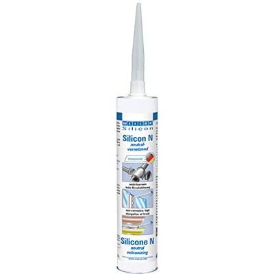 WEICON 13400310 Silicone N Scellant adhésif à réticulation neutre Transparent 310 ml - Publicité WEICON 13400310 Silicone N Scellant adhésif à réticulation neutre Transparent 310 ml - Publicité