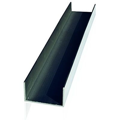 Fuchs Design Profil en aluminium en U 50x90x50x3mm, par exemple pour pierres de verre de 8 cm d'épaisseur 1 m de long - Publicité Fuchs Design Profil en aluminium en U 50x90x50x3mm, par exemple pour pierres de verre de 8 cm d'épaisseur 1 m de long - Publicité