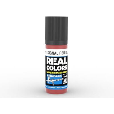 AK Interactive AK REAL COLORS RC811 Signal Red RAL 3020 (17ml) (old RC005) - Publicité AK Interactive AK REAL COLORS RC811 Signal Red RAL 3020 (17ml) (old RC005) - Publicité