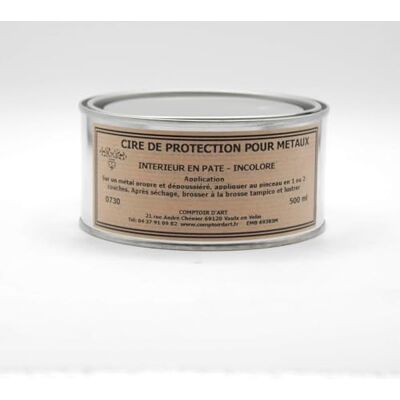 ART Cire Incolore de Protection (0730) pour Métaux Ferreux (500mL) - Publicité ART Cire Incolore de Protection (0730) pour Métaux Ferreux (500mL) - Publicité