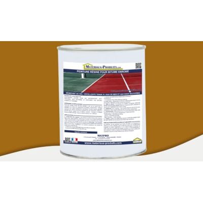 MATPRO Peinture Résine pour Bitume Enrobé 6kg Couleur Ocre, Haute Résistance, Idéale pour Routes et Parkings, Application Facile, Compatible avec Surfaces Bitumées - Publicité MATPRO Peinture Résine pour Bitume Enrobé 6kg Couleur Ocre, Haute Résistance, Idéale pour Routes et Parkings, Application Facile, Compatible avec Surfaces Bitumées - Publicité