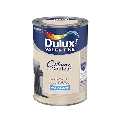Peinture Intérieure Satinée Dulux Valentine Caravane des Sables - 1,25L - Publicité Peinture Intérieure Satinée Dulux Valentine Caravane des Sables - 1,25L - Publicité