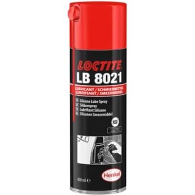 Henkel LOCTITE LB 8021 400ml lubrifiant spray silicone, lubrifie les surfaces métalliques, agent de lissage et démoulage, NSF H1 - Publicité Henkel LOCTITE LB 8021 400ml lubrifiant spray silicone, lubrifie les surfaces métalliques, agent de lissage et démoulage, NSF H1 - Publicité