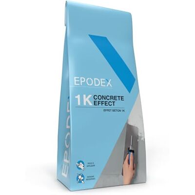 EPODEX CONCRETE EFFECT Enduit décoratif effet béton Sand - Publicité EPODEX CONCRETE EFFECT Enduit décoratif effet béton Sand - Publicité