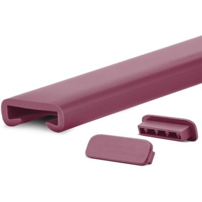 Garmin Main Courante PVC 40 x 8 mm Flexible pour Escalier Bordeaux, 10 m - Publicité Garmin Main Courante PVC 40 x 8 mm Flexible pour Escalier Bordeaux, 10 m - Publicité
