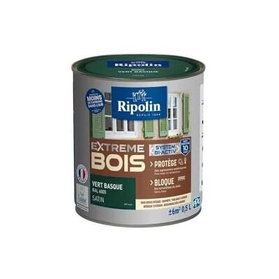 Peinture Bois Satin RIPOLIN - Durable, Écologique, 10 Ans de Protection - Publicité Peinture Bois Satin RIPOLIN - Durable, Écologique, 10 Ans de Protection - Publicité
