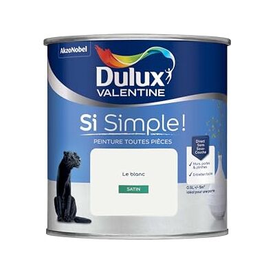 Dulux Valentine - Si Simple! - Le Blanc - Satin - Peinture - Publicité Dulux Valentine - Si Simple! - Le Blanc - Satin - Peinture - Publicité