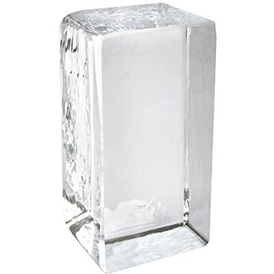 Fuchs Design Collection Crystal Classic Brique de Verre Brillant Vue Complète 1 Pièce Bloc en Verre Véritable de Haute Qualité 5x10x5 cm - Publicité Fuchs Design Collection Crystal Classic Brique de Verre Brillant Vue Complète 1 Pièce Bloc en Verre Véritable de Haute Qualité 5x10x5 cm - Publicité