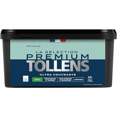 Tollens Peinture Couleur Murs, Boiseries & Radiateurs La Sélection Premium Pièces sèches et humides Ultra couvrante Ultra résistante Ecolabel Satin BLANC SOIE 0L5 = 6m² - Publicité Tollens Peinture Couleur Murs, Boiseries & Radiateurs La Sélection Premium Pièces sèches et humides Ultra couvrante Ultra résistante Ecolabel Satin BLANC SOIE 0L5 = 6m² - Publicité