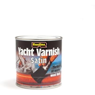 Vernis Yacht Rustins Satin - Vernis Yacht - Résistant aux intempéries - Publicité Vernis Yacht Rustins Satin - Vernis Yacht - Résistant aux intempéries - Publicité