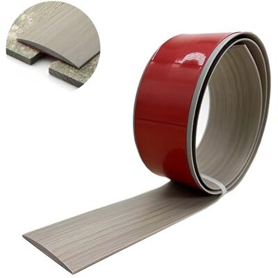 GUOGLZ Bande De Transition De Sol Autocollante, 4, 5, 7,6 Cm De Large, Bande De Recouvrement En Vinyle Pour Couvrir Les Espaces Entre Les Sols En Bois, Les Carreaux(Gray Wood Grain,5cm x 300cm) - Publicité GUOGLZ Bande De Transition De Sol Autocollante, 4, 5, 7,6 Cm De Large, Bande De Recouvrement En Vinyle Pour Couvrir Les Espaces Entre Les Sols En Bois, Les Carreaux(Gray Wood Grain,5cm x 300cm) - Publicité