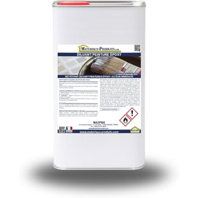 MATPRO Diluant Peinture époxy 5 L Incolore - Publicité MATPRO Diluant Peinture époxy 5 L Incolore - Publicité