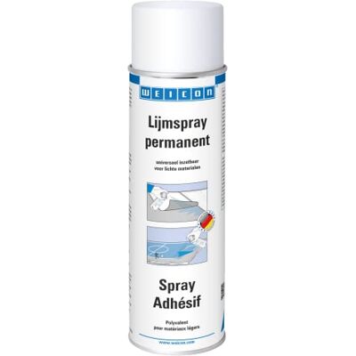 WEICON Spray Adhésif 500 ml/Adhésif universel matériaux légers tissu textile papier plastique cuir/Transparent - Publicité WEICON Spray Adhésif 500 ml/Adhésif universel matériaux légers tissu textile papier plastique cuir/Transparent - Publicité